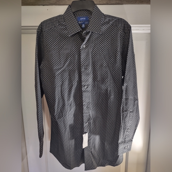 NWT Apt. 9 Premier Flex Slim Fit Button up - Picture 5 of 7